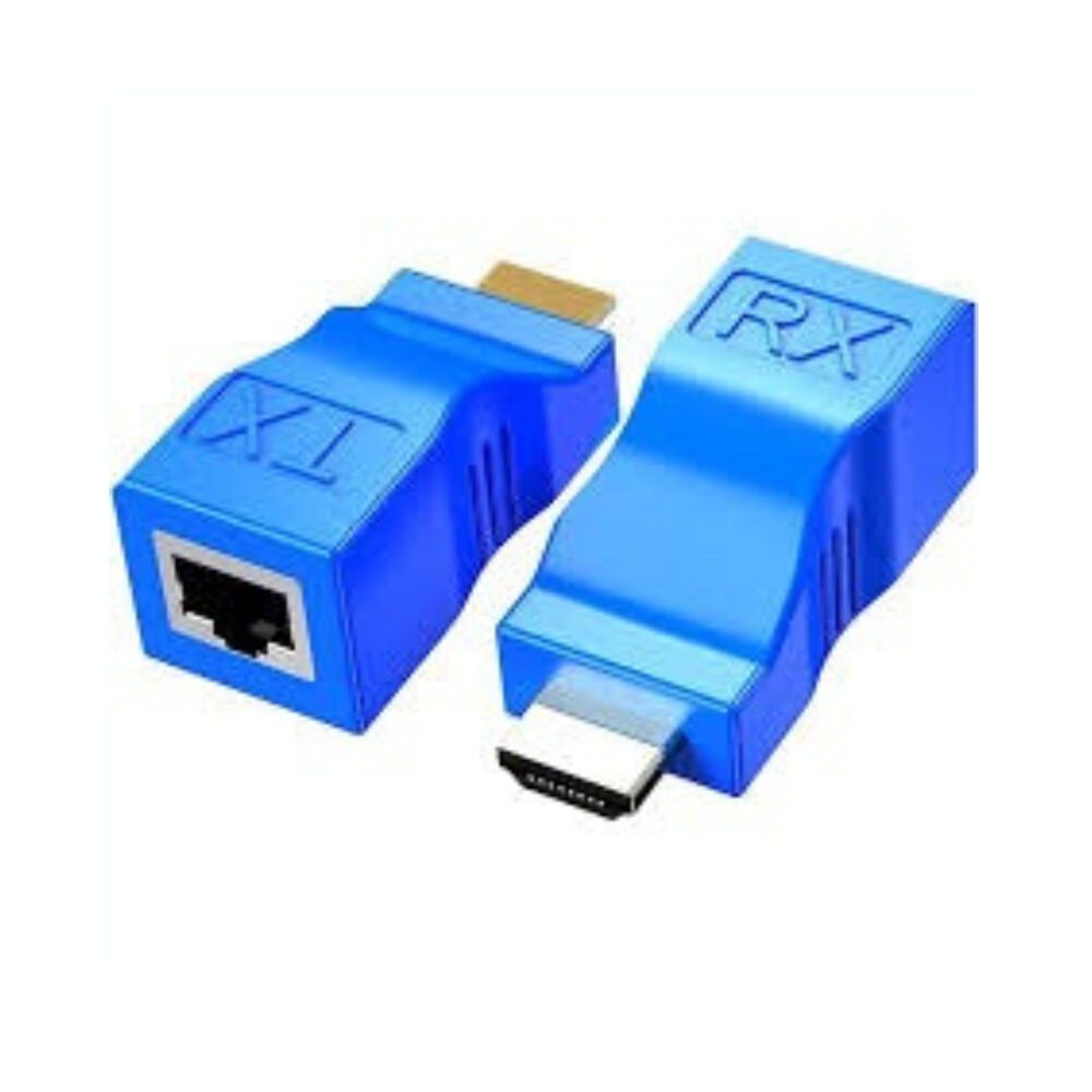 Adaptador Extensor Hdmi 30m Sobre Cat 6 Utp Red Rj45 image number 1.0