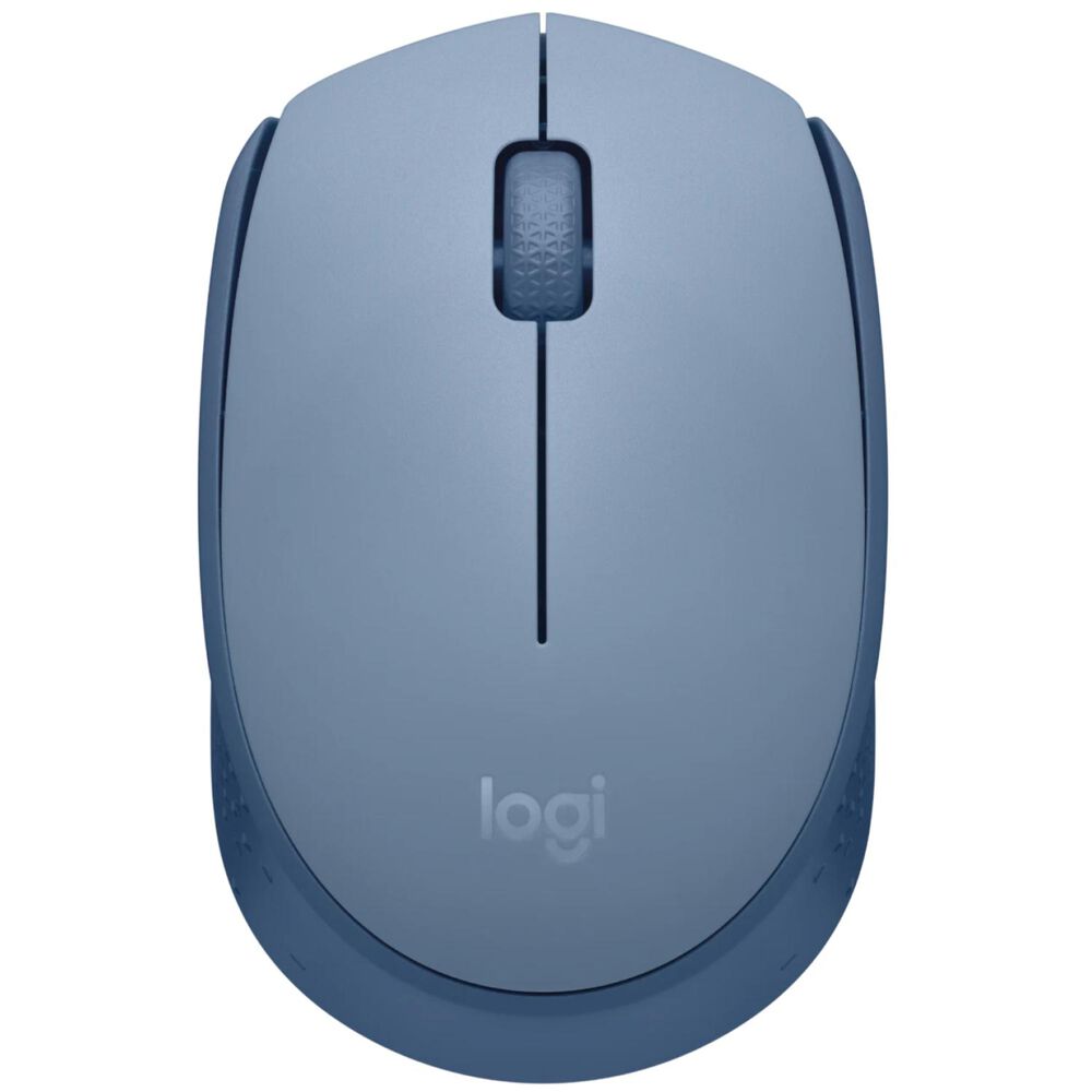 Mouse Inalambrico Usb 3 Botones Celeste M170 image number 0.0