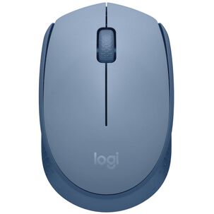 Mouse Inalambrico Usb 3 Botones Celeste M170