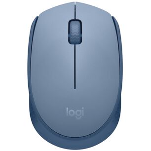 Mouse Inalambrico Usb 3 Botones Celeste M170