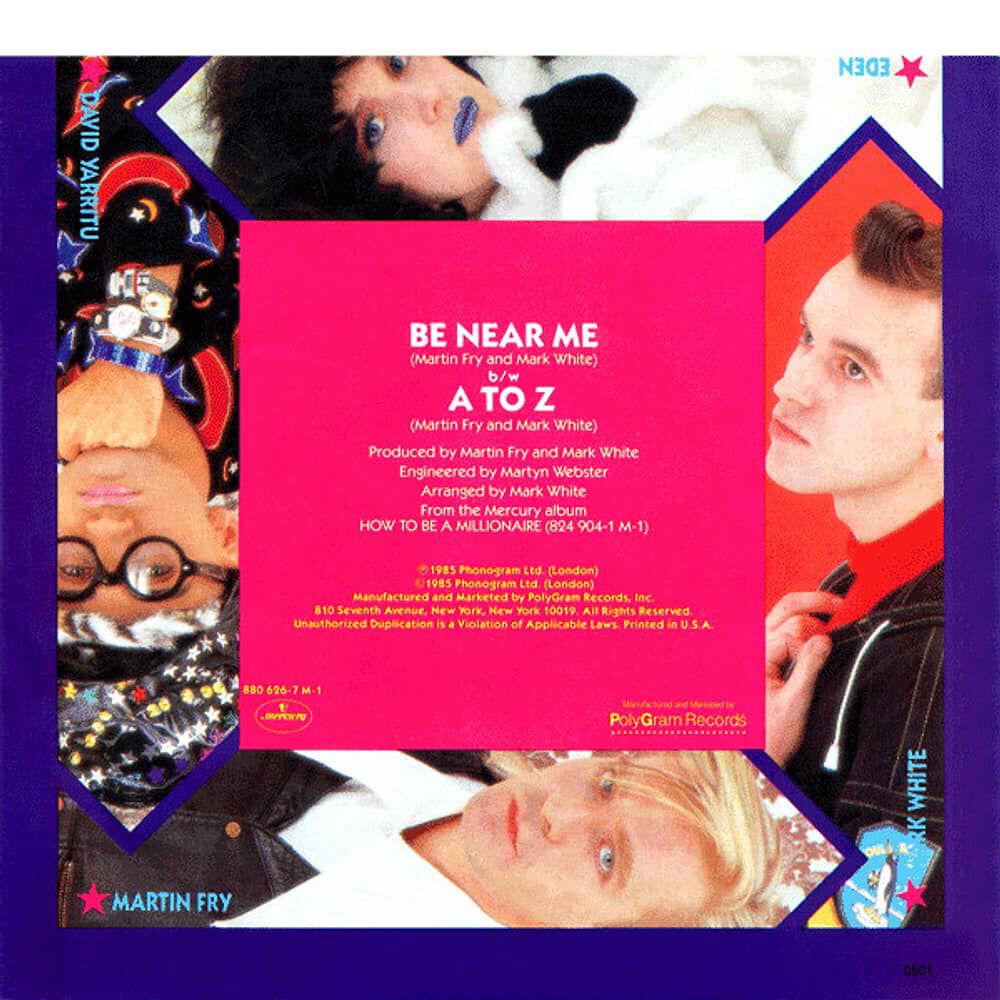 Abc - Be Near Me | 7" Single Vinilo Usado image number 1.0