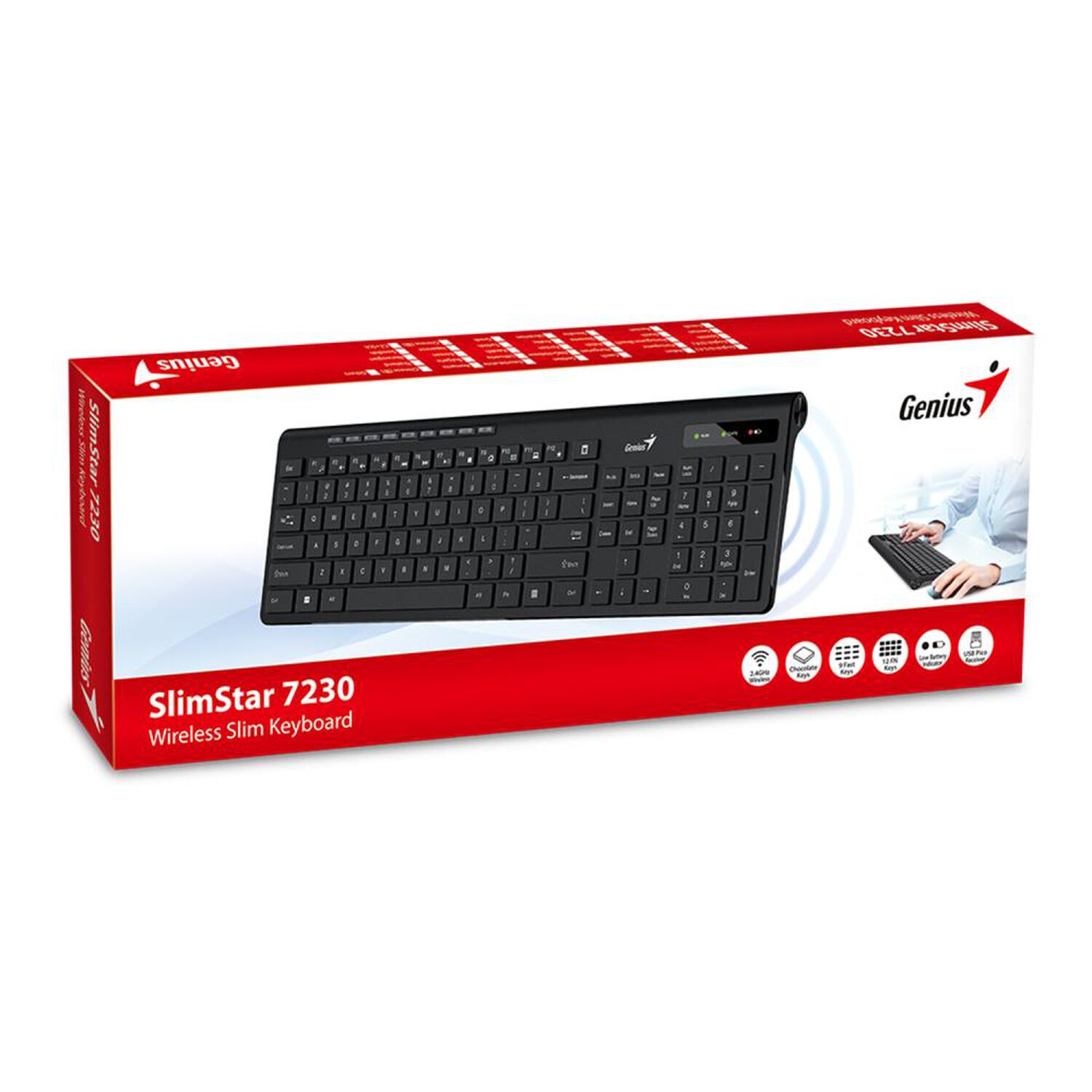 Teclado Genius 7230 image number 2.0