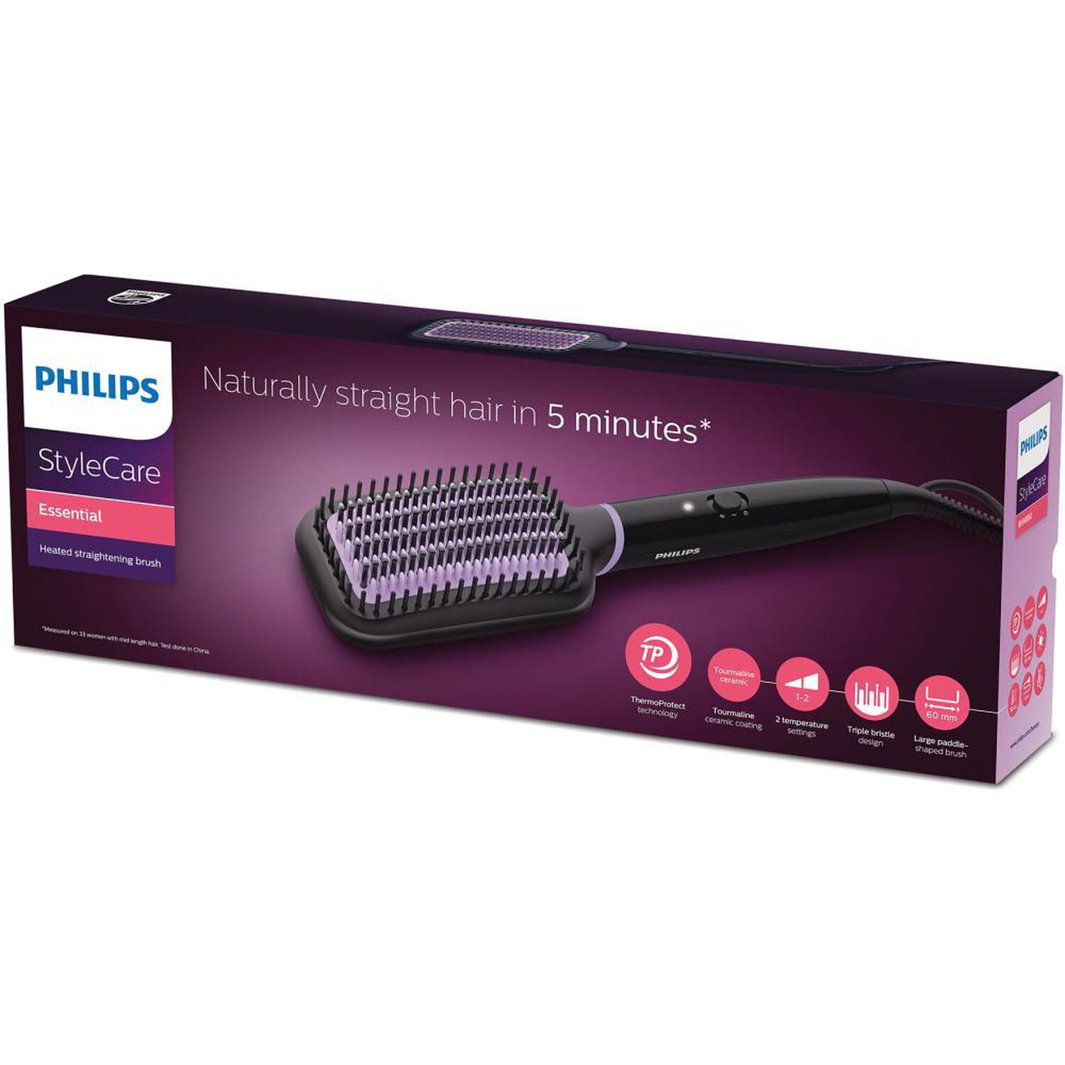 Cepillo Alisador Philips BHH880/00 image number 6.0