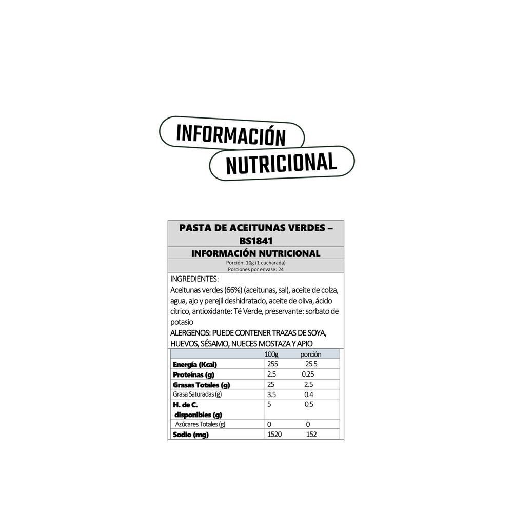 Pasta Aceitunas Verdes Bornibus 1 X 250 Gr image number 4.0