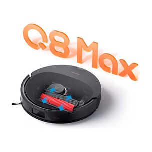 Roborock Robot Aspirador Y Trapeador Q8 Max, Cepillo Duoroll, Succi&oacute;n Fuerte De 5500 Pa, Navegaci&oacute;n Lidar, Evitar Obst&aacute;culos, Mapeo Multinivel, Perfe