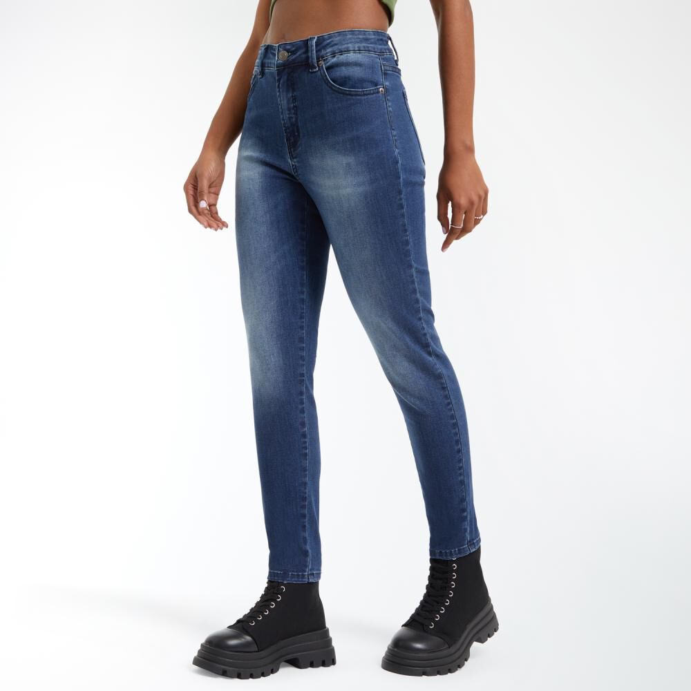 Jeans Focalizado Tiro Alto Skinny Mujer Rolly Go image number 2.0