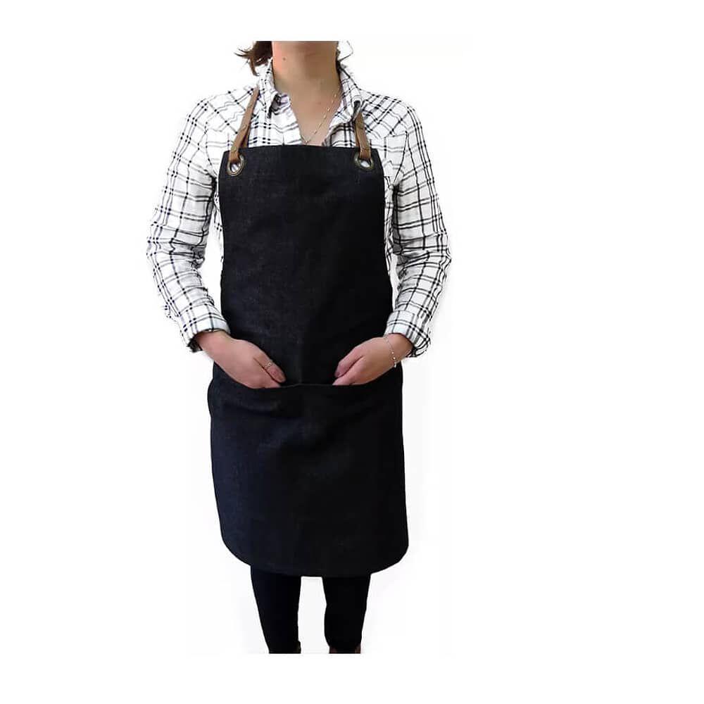 Pack Set Asado Parrilla 10 Uds + Pechera Jeans Asa Eco Cuero image number 2.0