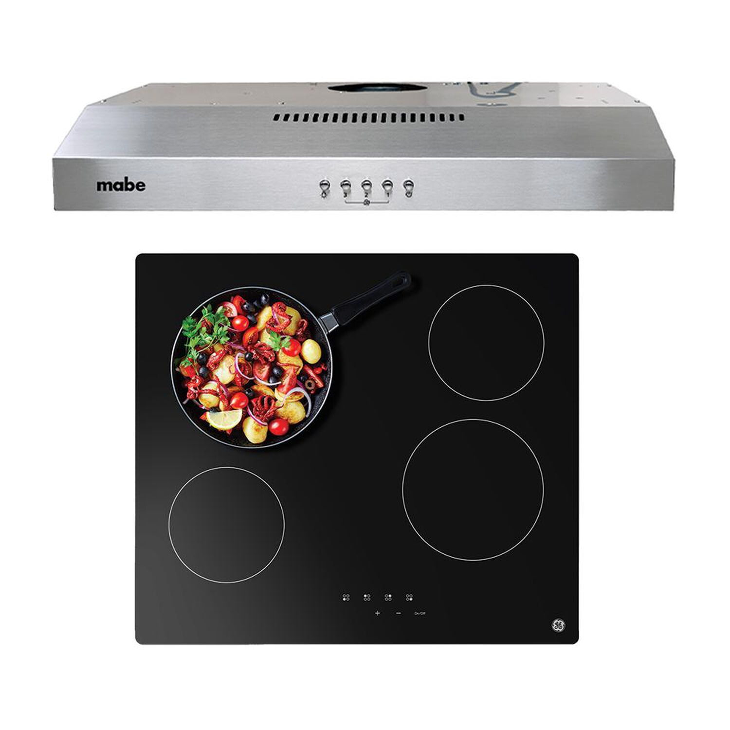 Kit De Cocina Mabe PG6040EVN0 + CM6045XV0 4 Quemadores image number 8.0
