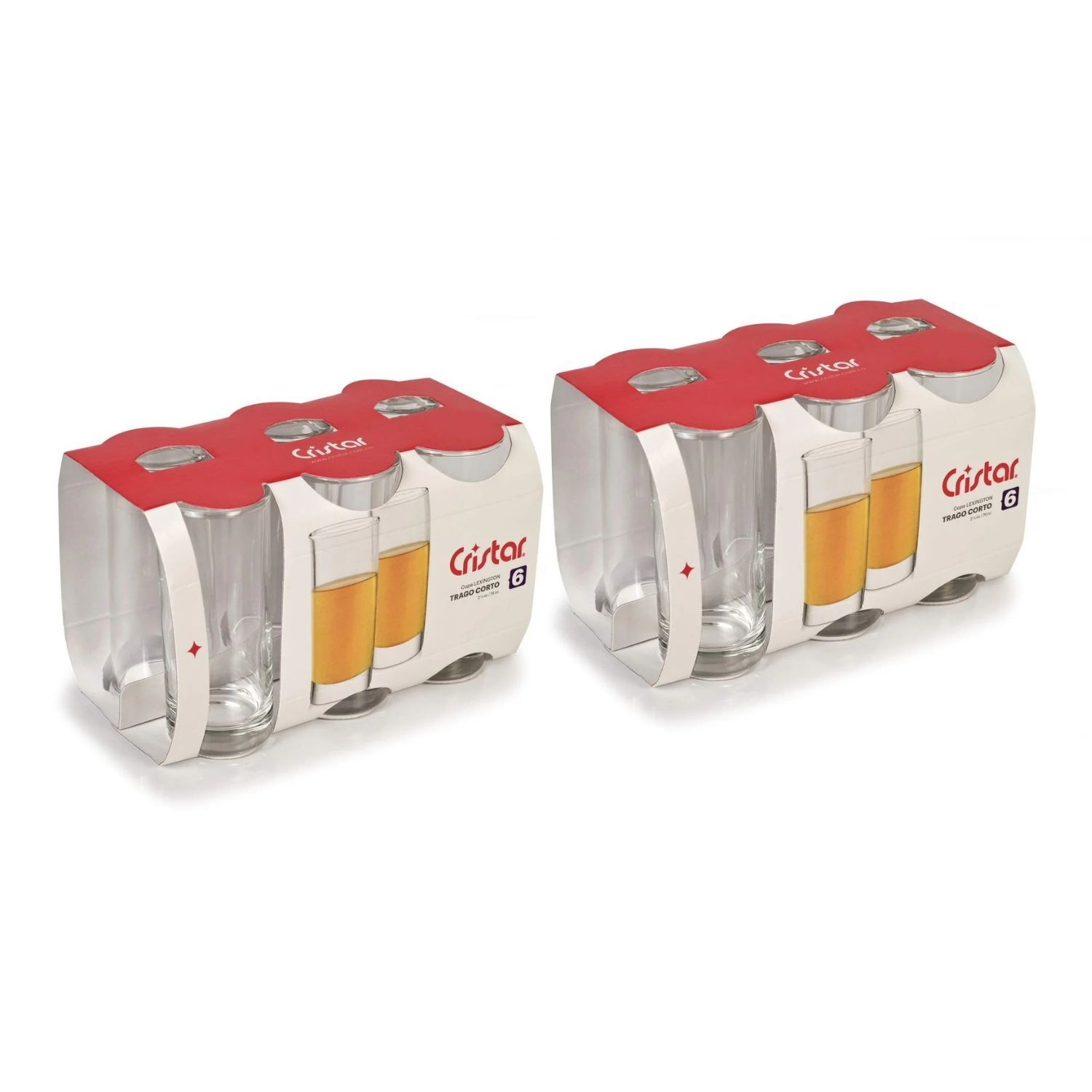 Set 12 Vasos Lexington Tequila 74ml Cristar Elegante Vidrio image number 3.0