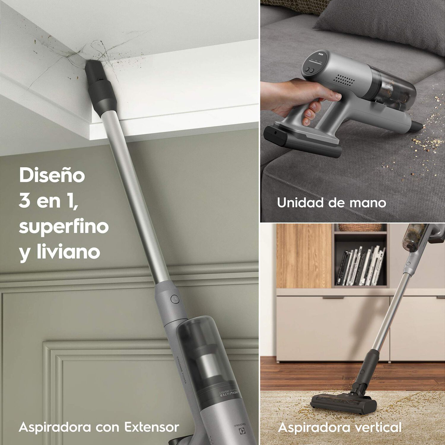 Aspiradora Vertical Inal&aacute;mbrica Electrolux Ptec100 image number 5.0