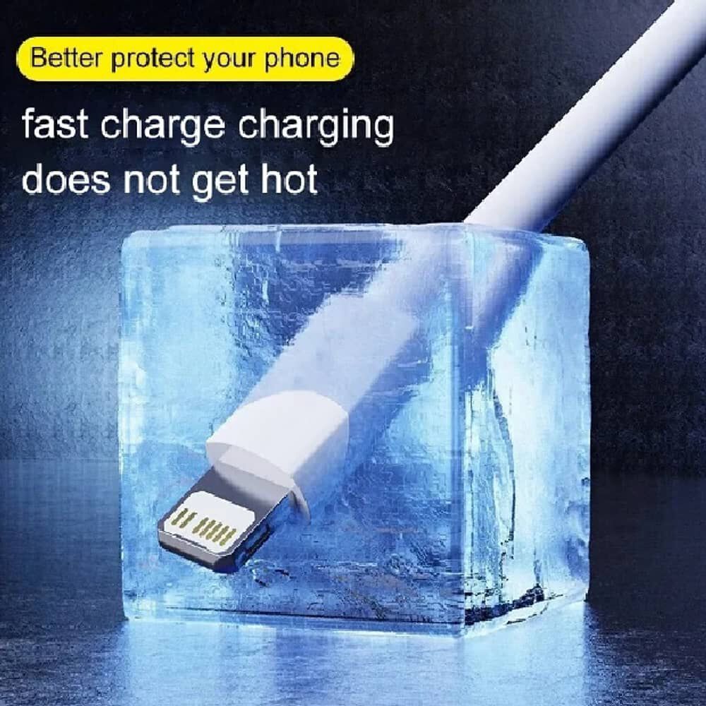 Cable Carga R&aacute;pida 25w Celular 3.1a Usb A Lightning Compatible Para Iphone image number 3.0