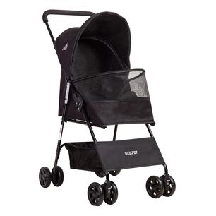 Coche Mascota Plegable Bebesit Light Perro Gato Negro Beepet