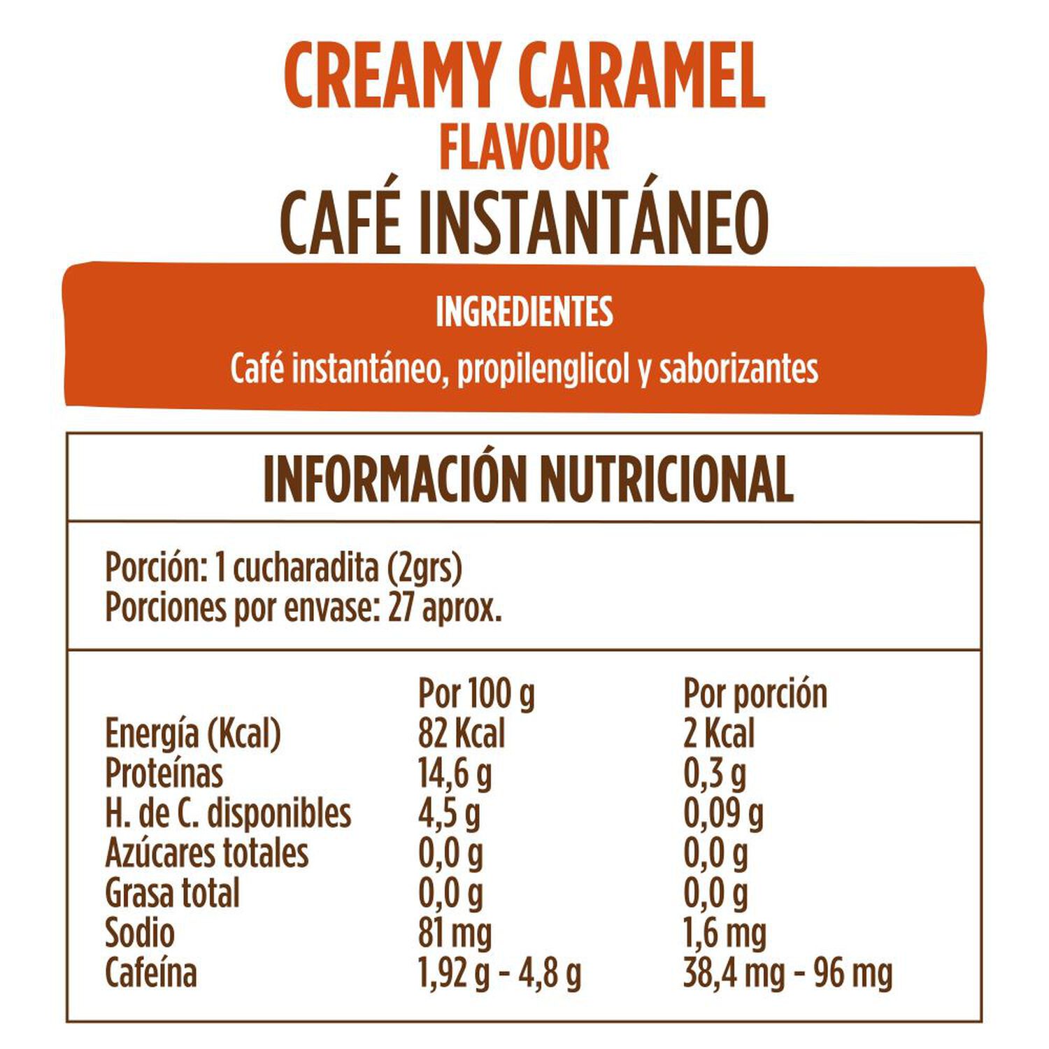 Caf&eacute; Beanies Liofilizado Creamy Caramel image number 3.0