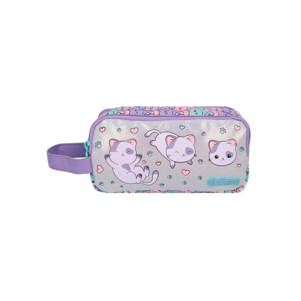Estuche Xtrem University+ 6xt Gatos Lila image number 0.0