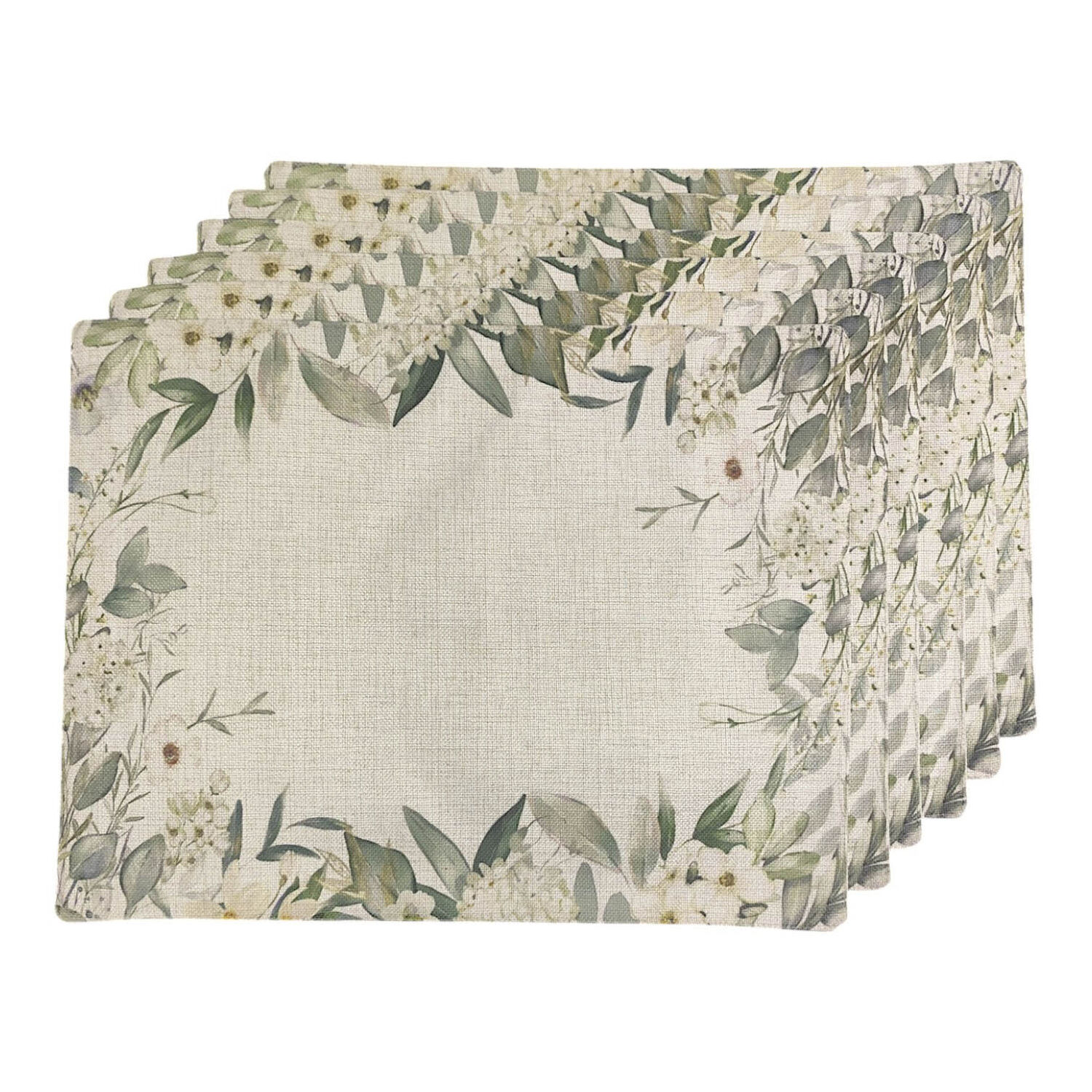 Set De 6 Individuales De Lino 35x45 Cm M26 image number 1.0