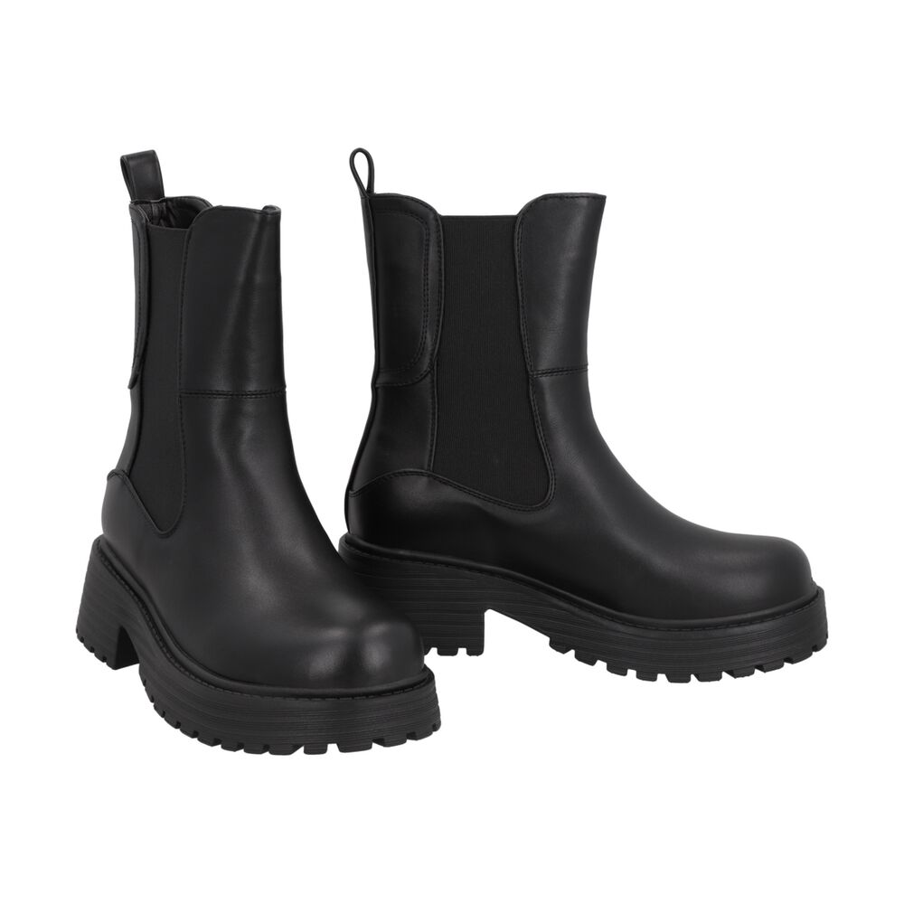 Botin Mujer Negro Plataforma Cora 21 Police image number 1.0