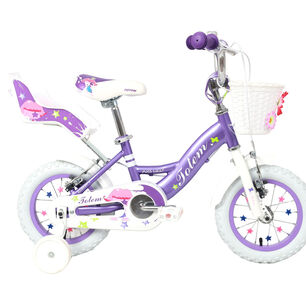 Bicicleta Totem Infantil Aro 12 Miss Lilly Color Morado