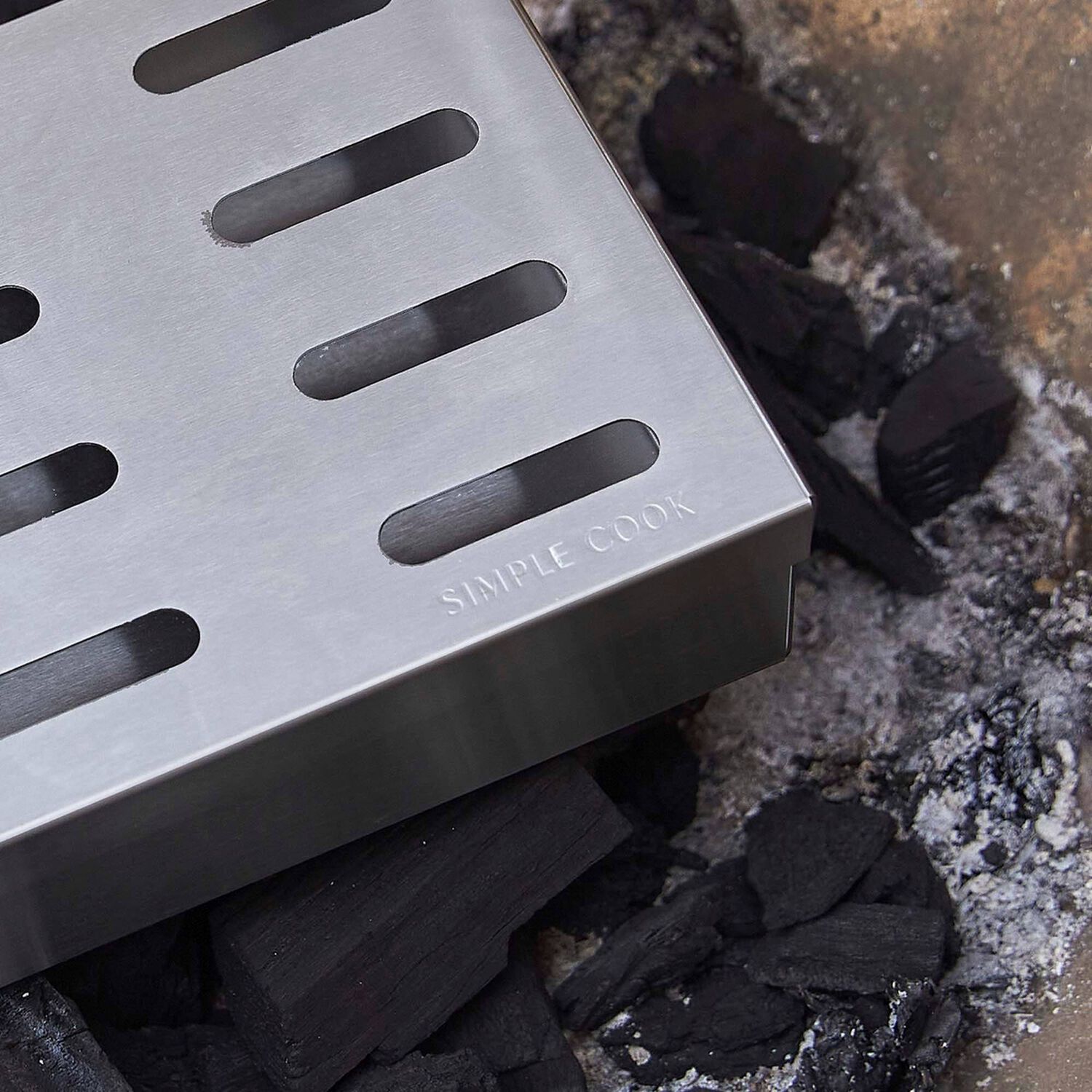 Caja Ahumadora Simple Cook Smokky Acero Inoxidable image number 5.0