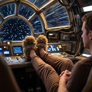 Pantuflas 3d Star Wars Chewbacca