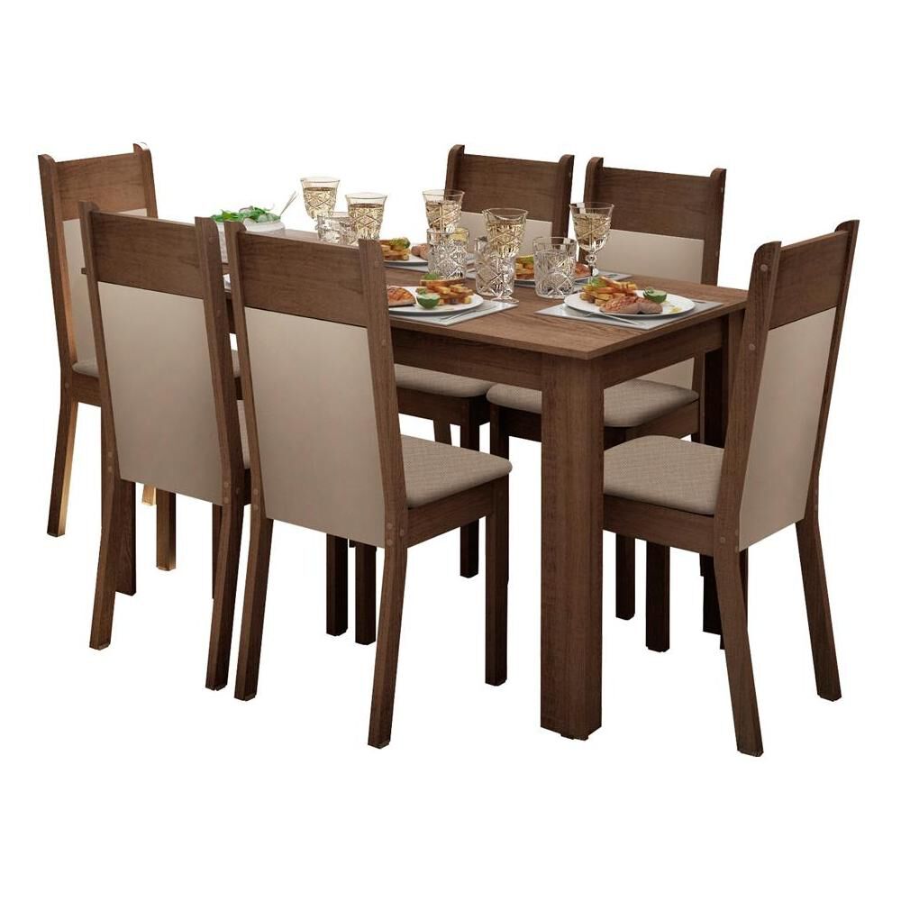 Juego De Comedor Exit Peumo / 6 Sillas image number 0.0