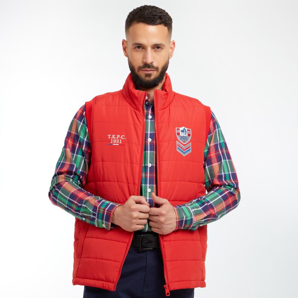 Chaqueta Regular Fit Sin Mangas Cuello Alto Hombre The King's Polo Club image number 0.0
