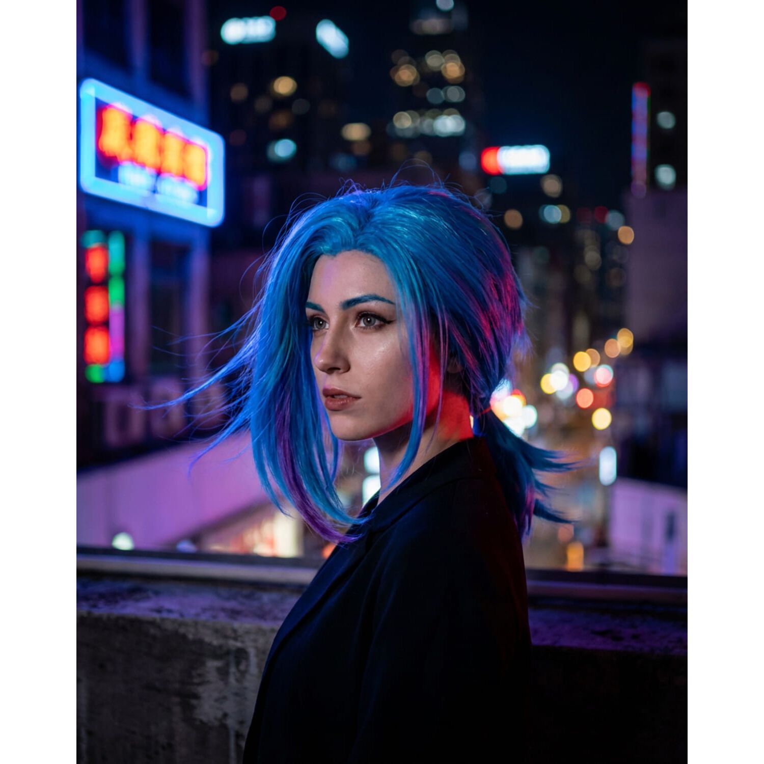 Peluca Jinx Arcane Lol Cosplay image number 4.0