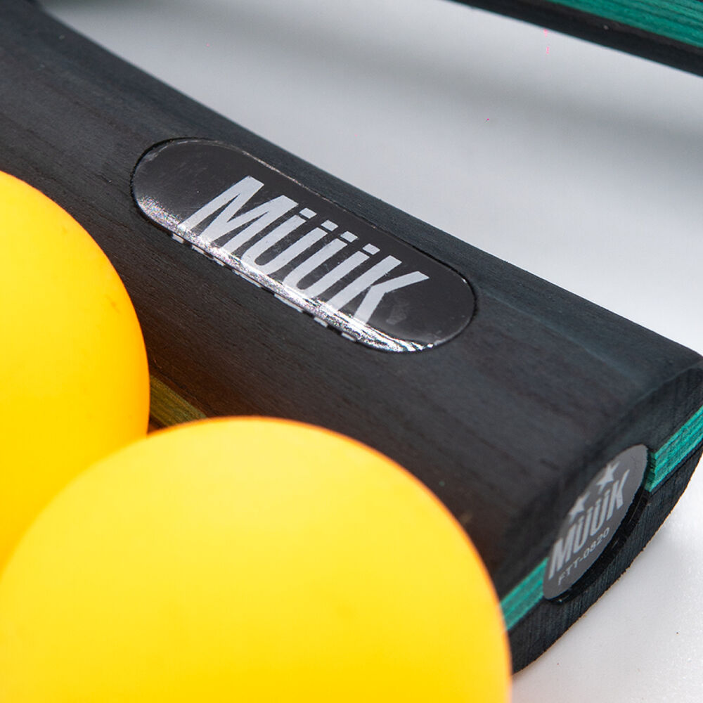 Set Paletas De Ping Pong + Pelotas Muuk image number 5.0