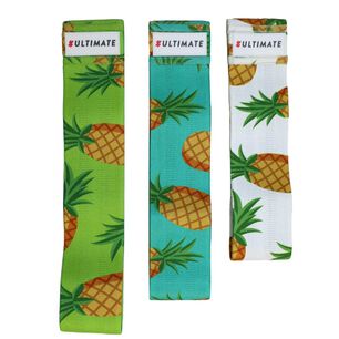 Pack 3 Hip Loop Pineapple Banda El&aacute;stica Glute Limited Edition