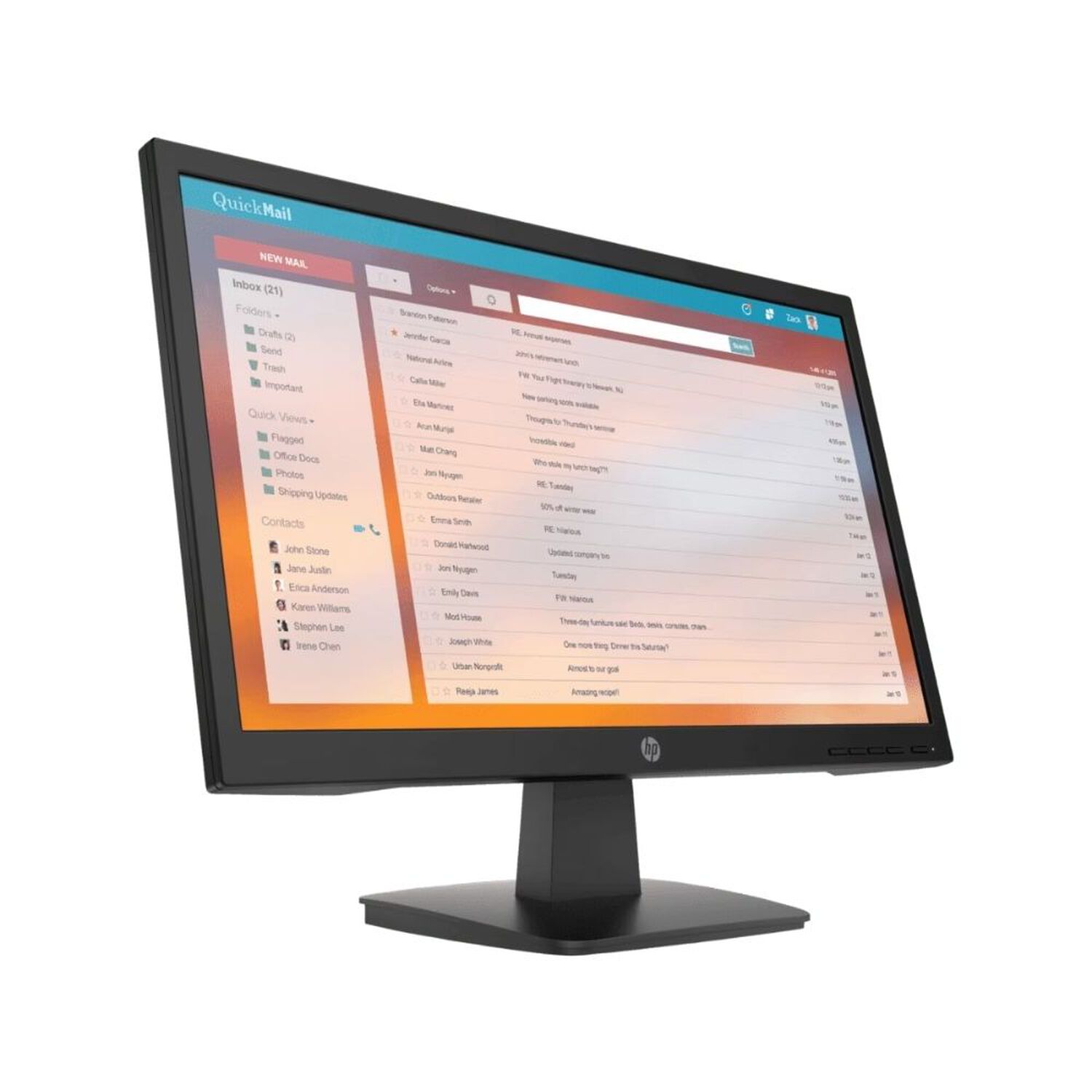 Monitor Hp P22v G4 21.5" Fhd 5 Ms 16:9 Vga Hdmi 1.4 - Reacondicionado Grado A image number 0.0