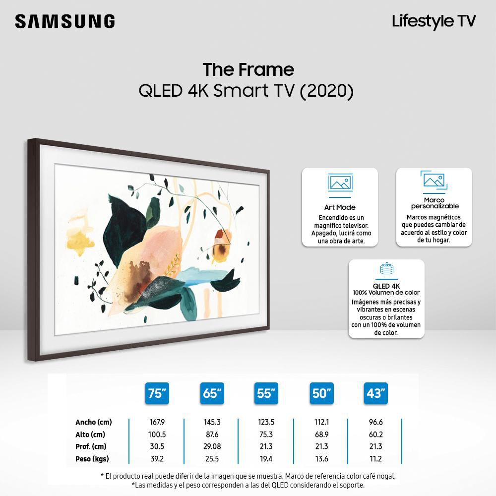 QLED Samsung The Frame VG50BWQ / 50 " / Ultra Hd / 4k / Smart Tv image number 2.0