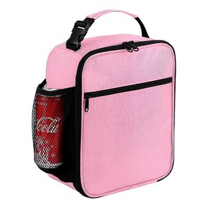 Lonchera Térmica Portátil Rosa Para Hombre Y Mujer