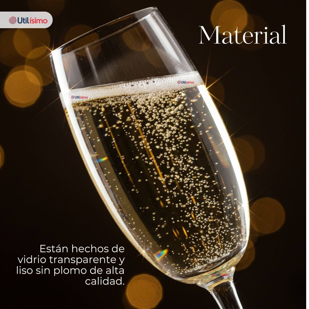 Set De 6 Copas De Champa&ntilde;a Espumante 180 Ml image number 4.0