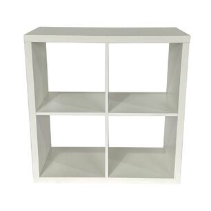 Estante Organizador Liam Blanco 4 Espacios 77x77x39 Cm