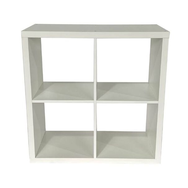 Estante Organizador Liam Blanco 4 Espacios 77x77x39 Cm