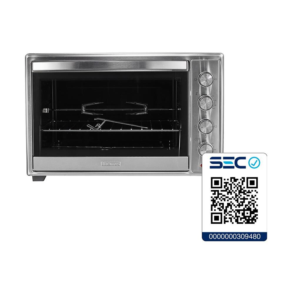 Horno Eléctrico Thomas TH-62I / 60 Litros / 2200W image number 4.0