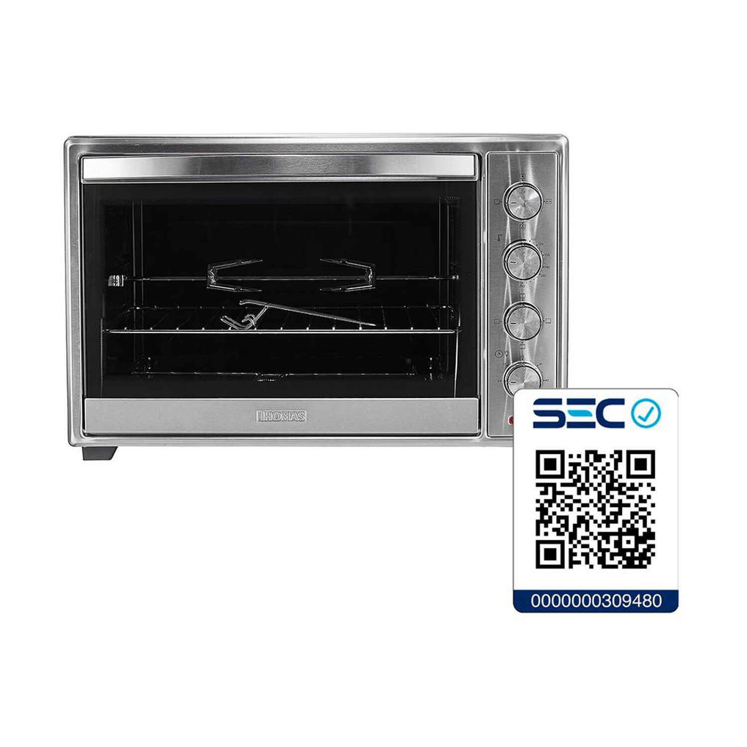 Horno El&eacute;ctrico Thomas TH-62I / 60 Litros / 2200W image number 4.0