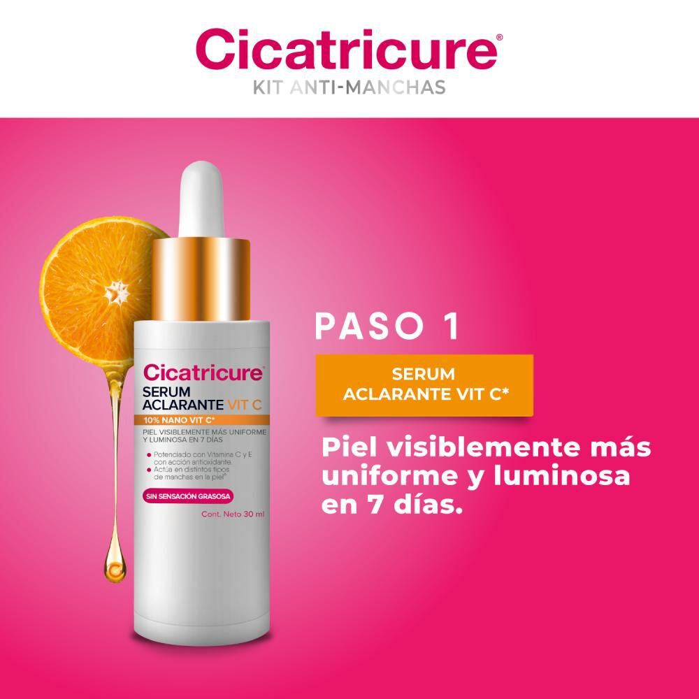 Pack Cicatricure Crema Antimanchas + Serum Vit C image number 1.0
