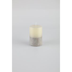 Vela Con Base De Cemento 7x10