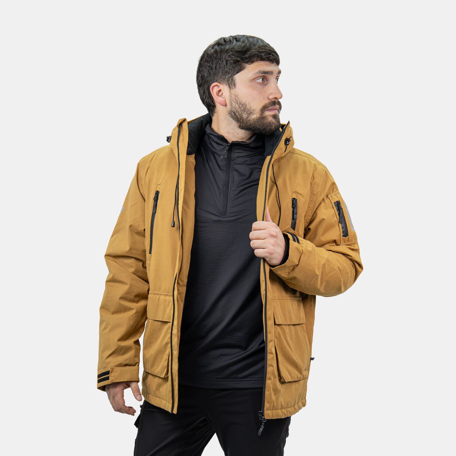 Parka Impermeable Hw Vail Camel image number 3.0