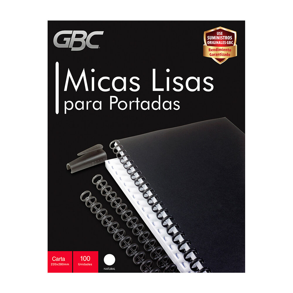 Gbc Caja Mica 100 Unidades Tama&ntilde;o Carta Natural - 30431 image number 0.0