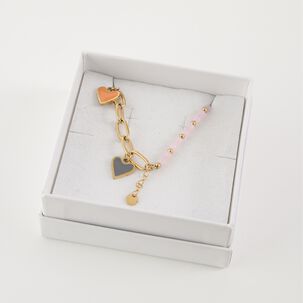 Collar Doble 19v69 Dorado Mujer Stb044