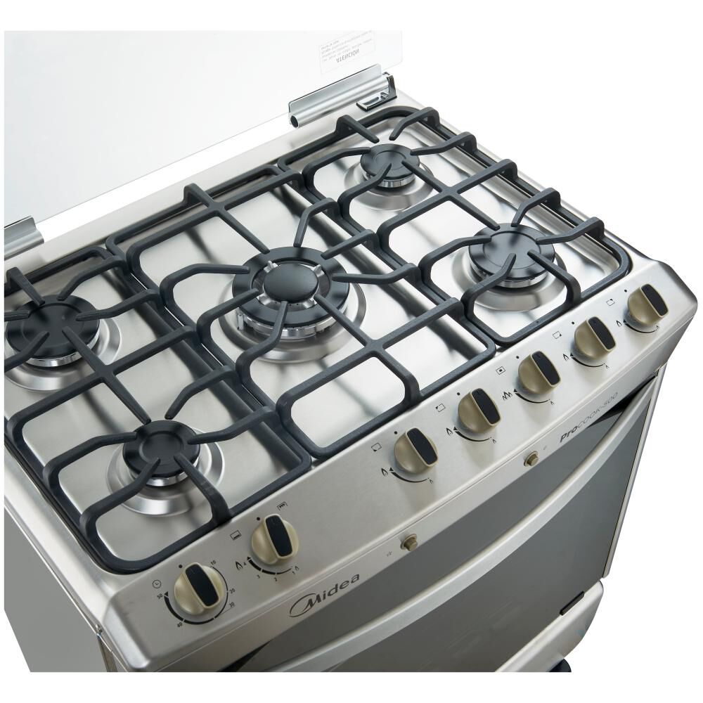 Cocina A Gas Midea MCG-5QI30NS / 5 Quemadores image number 5.0