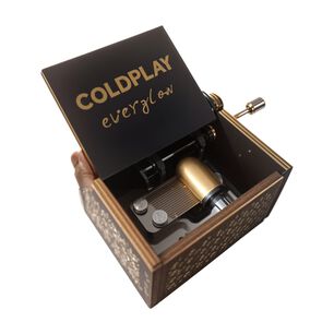 Caja Musical Coldplay Everglow Con Manivela