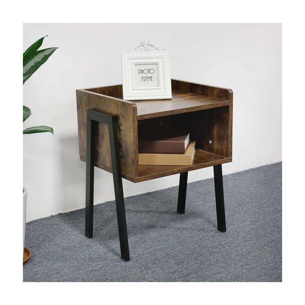 Mesa Auxiliar Velador Rustic image number 4.0