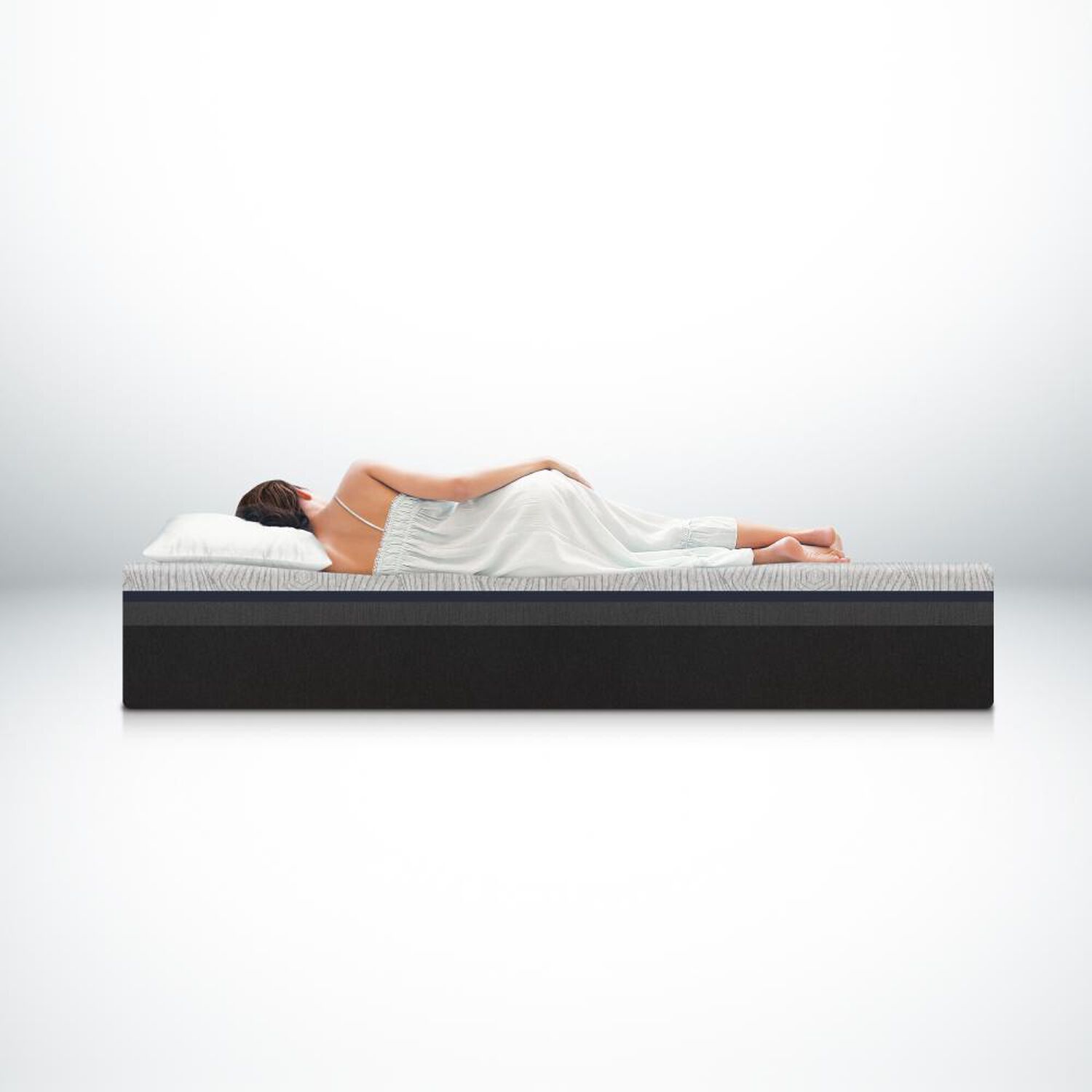 Cama Europea Cic Hybrid Plus / King / Base Normal + Veladores image number 1.0