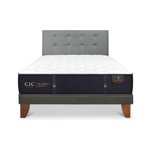 Cama Europea Cic Premium / Full / Base Normal + Respaldo