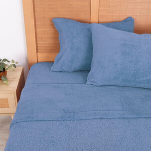 Sabana Sherpa Lisa King Azul Sabana Sherpa Lisa King Azul