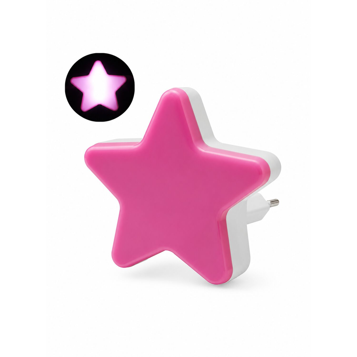Lampara De Noche Espanta Cuco Luz Led Forma Estrella Ni&ntilde;os image number 10.0