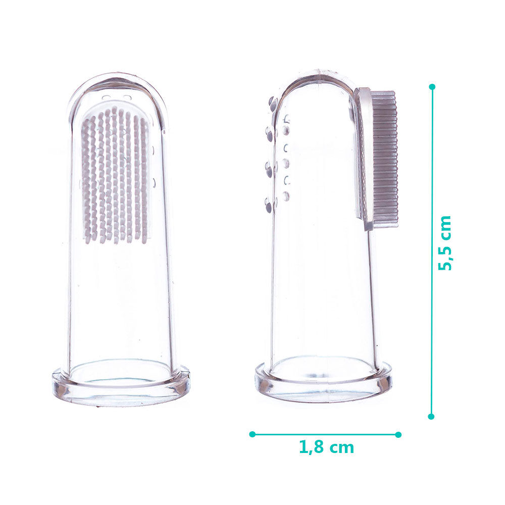 Cepillo Dientes Bebe Tipo Dedal Masajeador Encias Con Caja image number 2.0