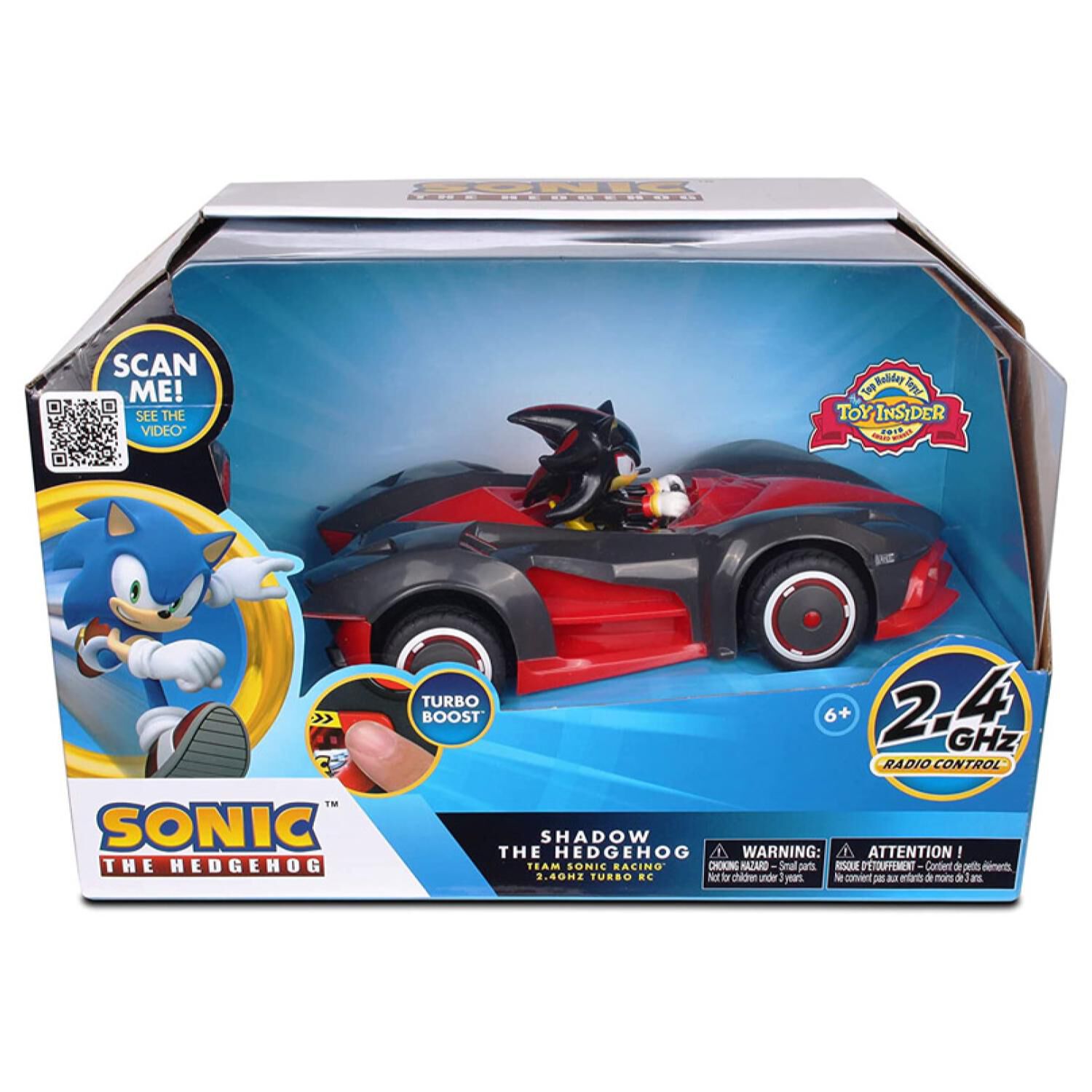 Juguete Figura Shadow Sonic The Hedgehog Auto A Control Remoto image number 2.0